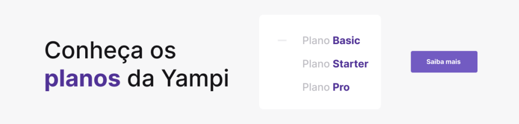 Botão para conhecer os planos da Yampi